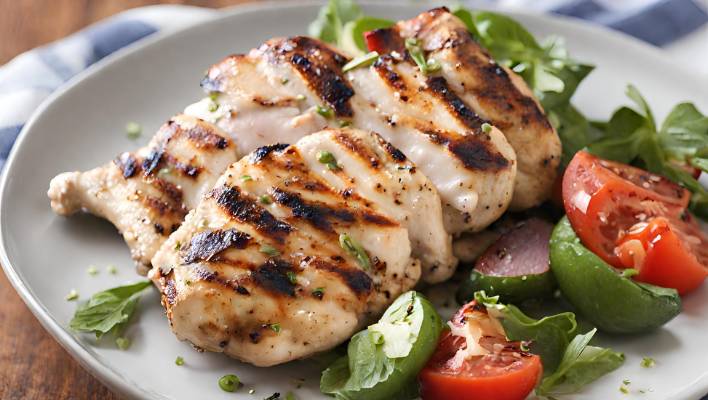 Grilled Greek Yogurt-Marinated Chicken Recipe