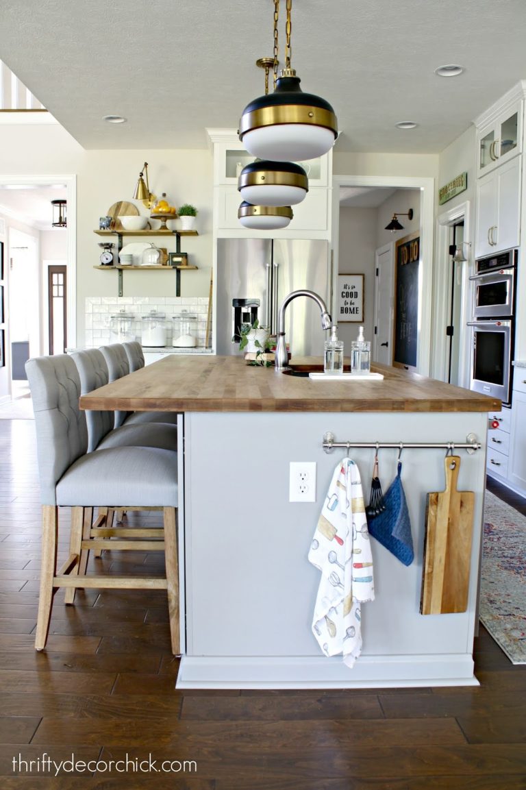 Kitchen Island Back Panel Ideas