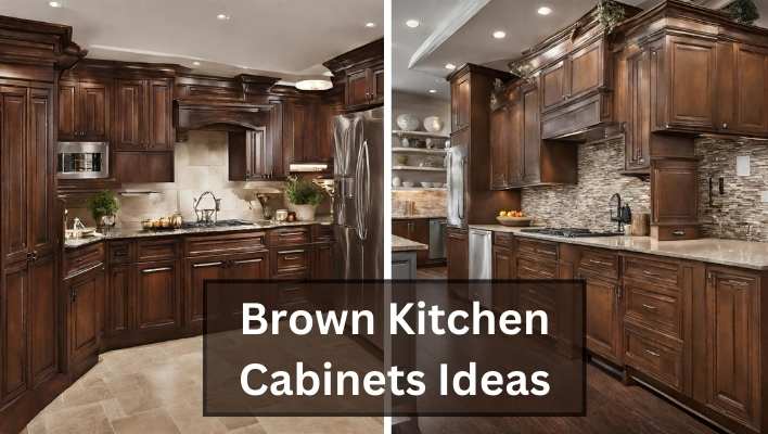 Brown Kitchen Cabinets Ideas