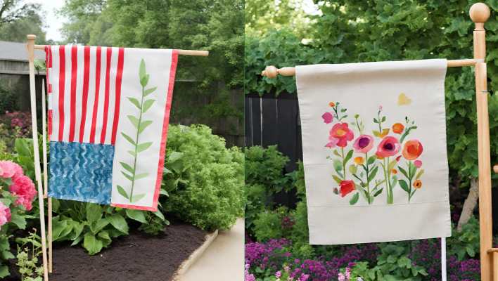 How to Make a Garden Flag

