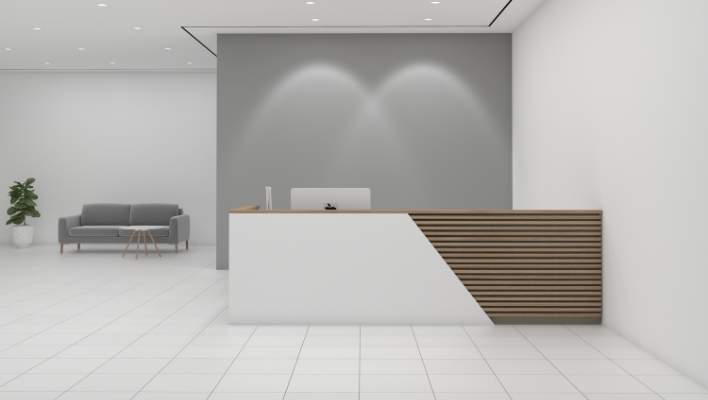 How to Build a Reception Desk