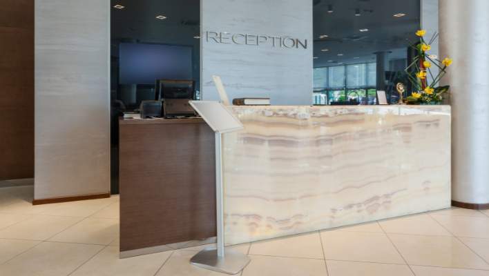 How to Build a Reception Desk