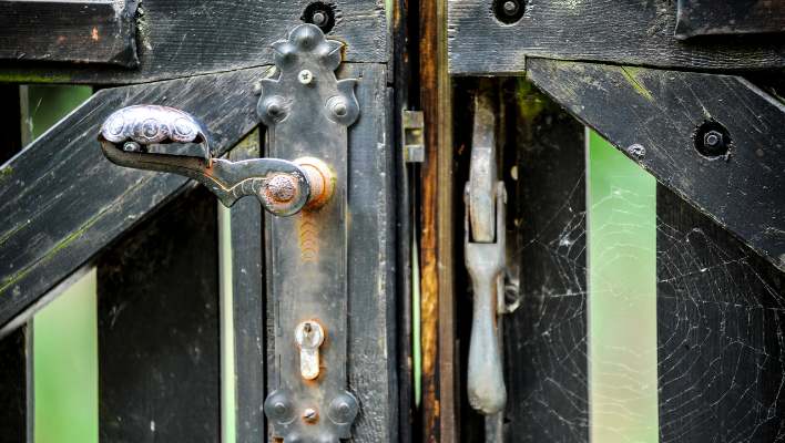 How to Lock a Garden Gate